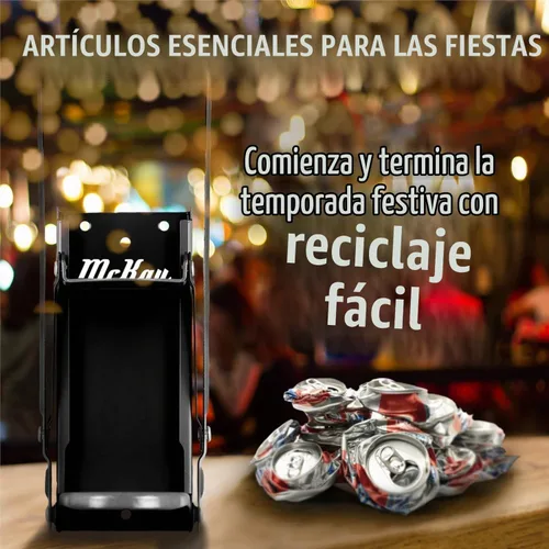 Vista 7 de [Usado] Mckay Trituradora de latas de metal de 16 oz. y 12 oz. Automática para reciclaje, trituradora de latas de aluminio de servicio pesado