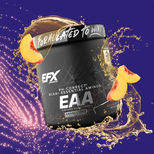 Vista 7 de EFX Sports Training Ground EAA Suplemento de aminoácidos esenciales Energía y síntesis de proteínas Pre, Intra o después del entrenamiento