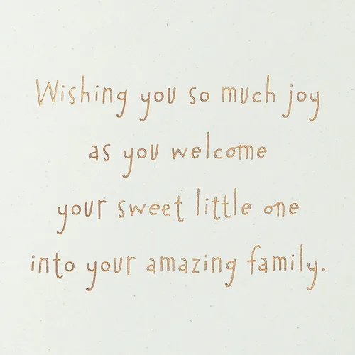 Vista 3 de American Greetings Nueva tarjeta de bebé (tu increíble familia)
