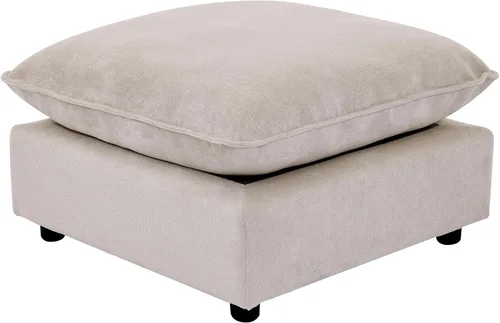 Vista 54 de Iroomy Oversized Modular Sectional Sofa, Chenille Cloud Couch, Deep Comfy Seat, 4-Seater Sofas, Couches, Living Room, Beige