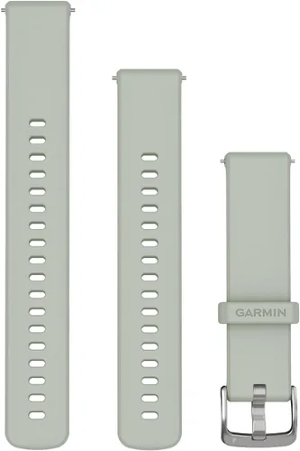 Vista 5 de Garmin Correa de reloj deportivo de resina de silicona de liberación rápida de 0.709 in, negro, 0.709 in, unisex, estándar, casual Rosa rubor