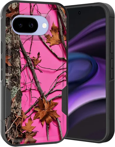 Vista 200 de Funda para Pixel 6A, Híbrida de Doble Capa de Servicio Pesado Resistente a Prueba de Golpes PC Duro + Funda Protectora de Silicona Suave para Google