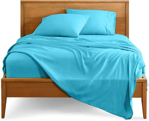 Vista 66 de Bare Home Juego de Sábanas Twin - Sábanas de Cama de Microfibra Ultra-Suave 1800 - Doble Cepillado - Bolsillos Profundos - Ajuste Fácil - Extra