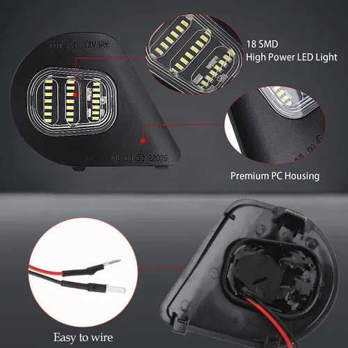 Vista 5 de KanSmart Para Ram Puddle Lights compatibles con Dodge Ram 1500 2500 2010-2019 Accesorios Espejo Puddle Light Ram 3500 4500 5500 LED Espejo Lateral
