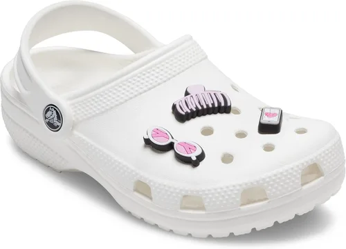 Vista 3 de Crocs Jibbitz - Paquete de 5 dijes modernos para zapatos Jibbitz, Chica social