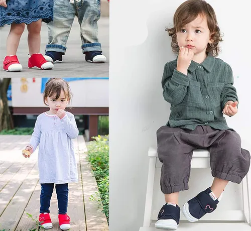 Vista 5 de HLMBB Zapatos de caminar para bebés, niñas y niños pequeños de 9, 12, 18, 24 meses, para niños y niñas, con suela de goma dura de malla transpirable