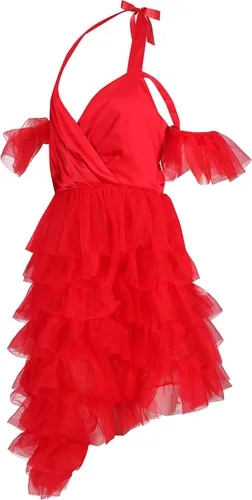 Vista 6 de Vestido Harley Suicida Rojo