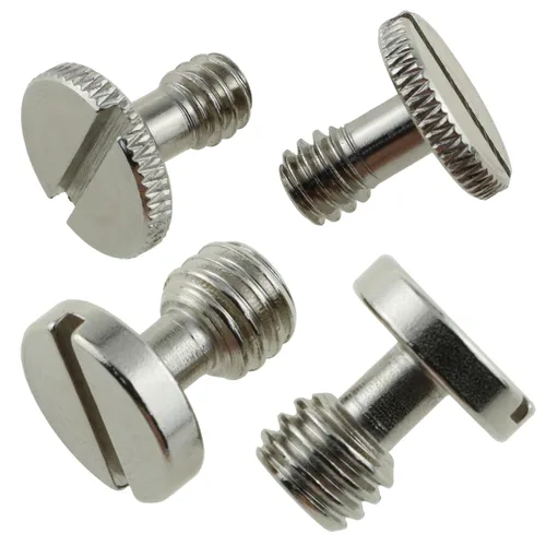 Vista 4 de 6 tornillos de liberación rápida para cámara, 3 tornillos de 3/8 pulgadas y 3 tornillos de cámara de placa de liberación rápida (QR) para trípode