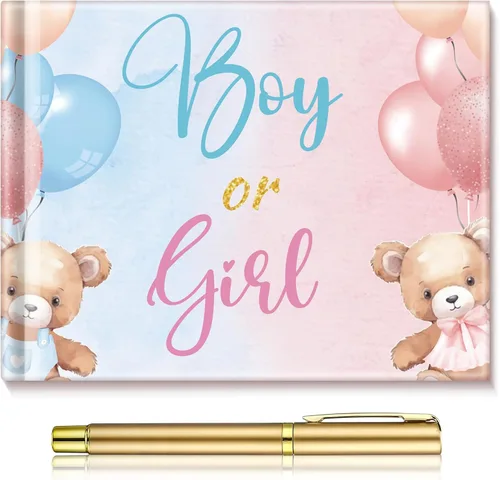 Vista 20 de Fuyoooo 27 piezas de libro de invitados para baby shower de safari en la jungla con tarjeta de lugar floral y sello de inicio de sesión para baby