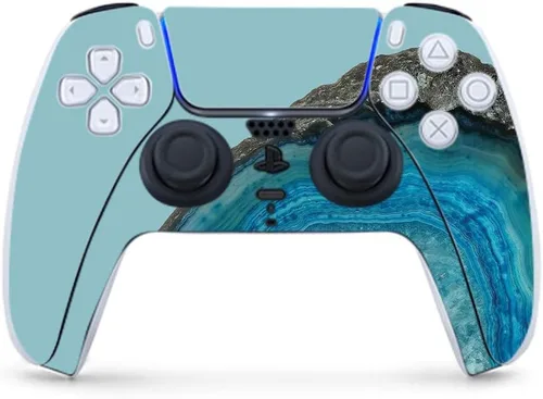 Vista 19 de MightySkins - Skin de juegos para PS5 y Playstation 5 Controller - Mármol tailandés Envoltura protectora de vid Fácil de aplicar y cambiar