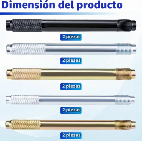 Vista 2 de Herramienta de alineación de ruedas automotrices de 10 piezas, kit de pasadores de alineación de neumáticos de automóvil