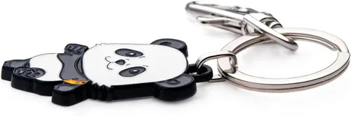 Vista 2 de Jujutsu Kaisen Chibi Panda - Llavero colgante esmaltado, Varios