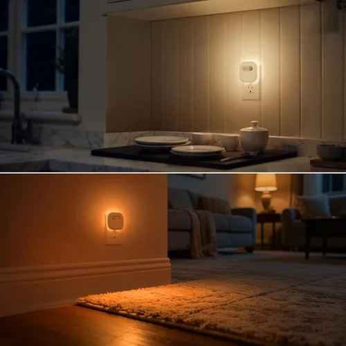 Vista 7 de DORESshop Luz nocturna con sensor de movimiento, luces nocturnas Sensor de movimiento 3CCT