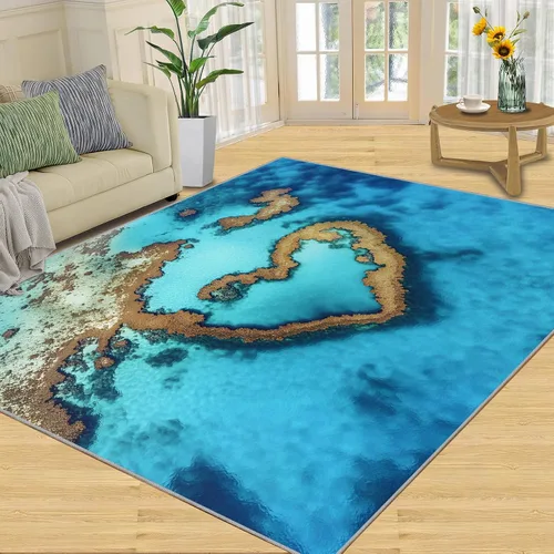 Vista 9 de Alfombras onduladas negras y blancas para dormitorio, alfombra de área abstracta, alfombras geométricas para sala de estar, alfombra antideslizante