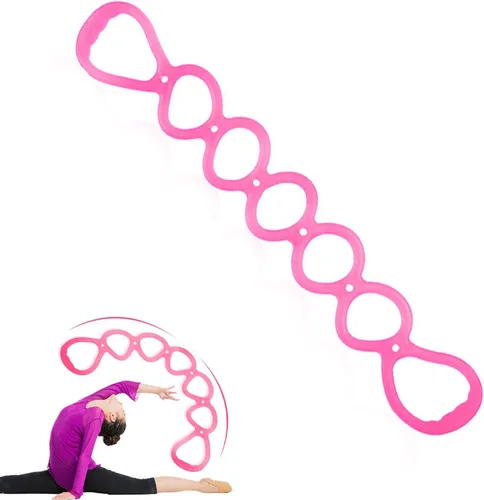 Vista 11 de Banda de ejercicio de resistencia elástica de 7 anillos, bandas de entrenamiento de BetterJonny para yoga, ejercicios de pies, piernas y brazos