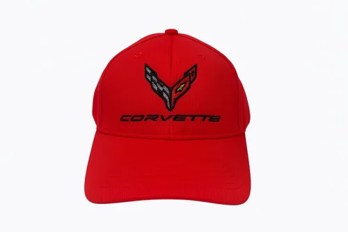 Vista 5 de C8 Jersey Mesh Performance Cap - Gorra Corvette de próxima