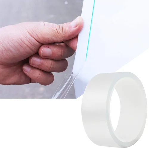 Vista 9 de ToLanbbt Protector Invisible para Borde de Puerta de Automóvil, Protectores de Umbral de Puerta Automotriz Anti-Rayones, Cinta Adhesiva Impermeable