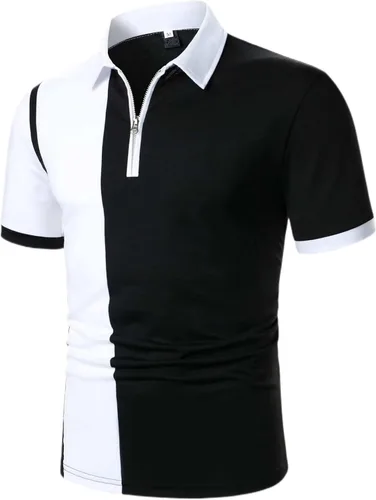 Vista 3 de Grimgrow Polos de golf de manga corta para hombre, de ajuste regular, estilo casual