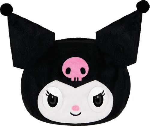 Vista 4 de Purse Pets, Sanrio Hello Kitty and Friends, Kuromi - Juguete interactivo para mascotas y bolso cruzado kawaii, más de 30 sonidos y reacciones