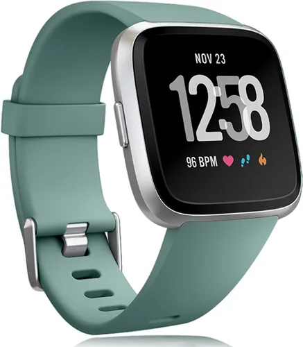 Vista 12 de Wepro Correa compatible con correas Fitbit Versa 2 para mujeres y hombres, correa suave compatible con bandas Fitbit Versa, correa deportiva Beige