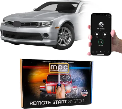 Vista 7 de MPC Arranque remoto compatible con Chevrolet Camaro 2010-2015 Plugin T-Harness - (2) controles remotos de 1 botón de rango extendido - Alcance