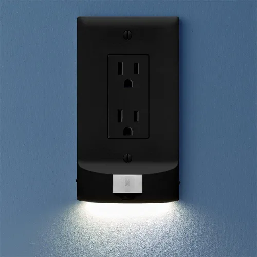 Vista 12 de Individual - SnapPower MotionLight [para tomas de corriente decorativas] - Luces nocturnas LED con detección de movimiento integradas en la placa