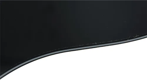 Vista 3 de KAISH Lefty ST/Strat Style SSS Pickguard - Cubierta trasera para trémolo para mano izquierda Stratocaster / Strat negro 3 capas