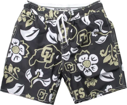 Vista 6 de Wes and Willy NCAA Traje de baño floral para hombre