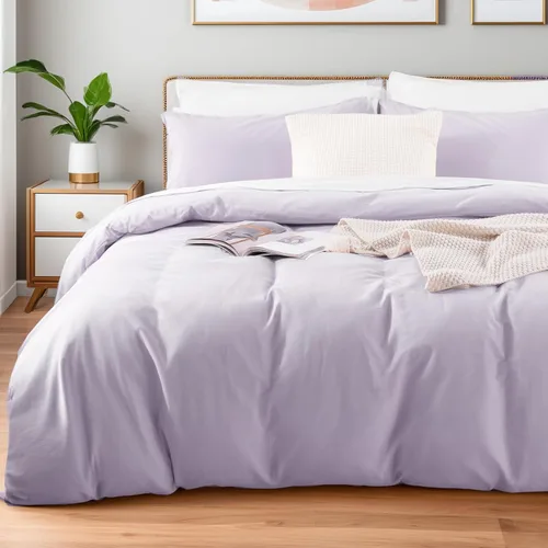 Vista 37 de NEXHOME PRO Funda de edredón Twin XL 100% algodón lavado, transpirable, duradera, texturizada, similar al lino, juego de ropa de cama para el hogar