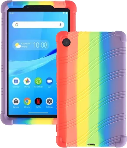 Vista 8 de Funda para Lenovo Tab M7 - Carcasa de silicona suave a prueba de golpes, cubierta protectora ligera para Lenovo Tab M7 (TB-7305F/X/i)