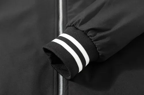 Vista 6 de Chaqueta bomber para hombre, casual, elegante, ligera, cortavientos, primavera, otoño, chaquetas de moda