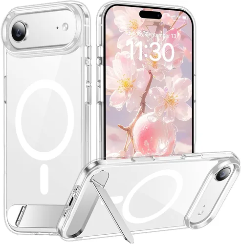 Vista 212 de Funda para iPhone 11 con compatibilidad magnética, [Soporte invisible incorporado][Compatible con MagSafe]