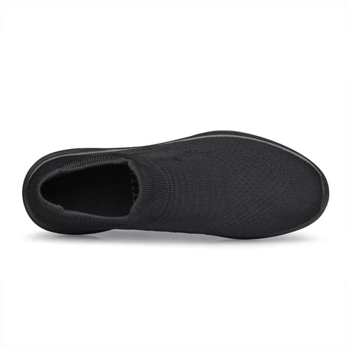 Vista 7 de Vidbiv - Zapatos sin cordones para hombre, zapatos casuales para caminar, ligeros, transpirables, cómodos para el trabajo, viajes, regalos