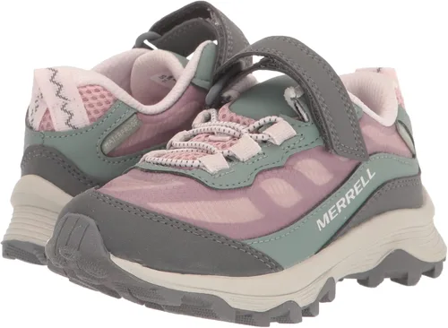 Vista 7 de Merrell Moab Speed - Tenis de senderismo impermeables con cierre alternativo bajo para niños