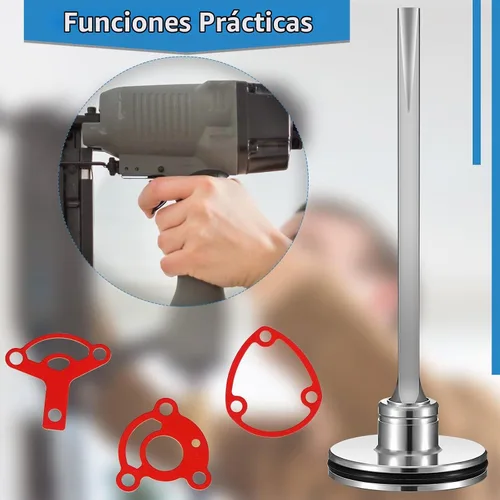 Vista 5 de Kit de juntas de piezas de herramientas de 9 piezas, pieza de pistola de clavos de aire, pistola de clavos, cinta de parachoques, junta tórica