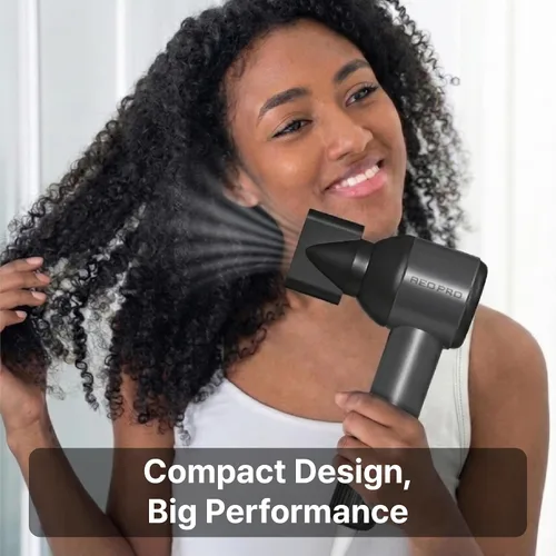 Vista 5 de RED Pro Air Master 4000 High Speed BLDC Hair Dryer, 110,000 RPM Professional Brushless Motor for Fast Drying, 40% More Compact Lightweight Design