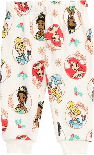 Vista 4 de Disney Conjunto de sudadera de vellón y pantalones deportivos para niñas, tallas de recién nacido a niño grande (recién nacido - 14-16)