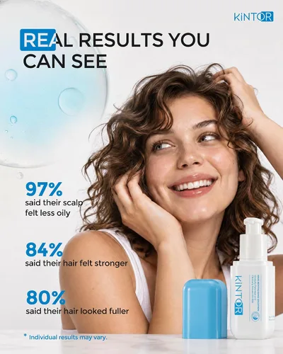 Vista 5 de KINTOR 0.5% KX-826 Solución revitalizante para el cabello, azul básico A-azul
