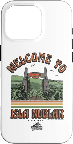 Vista 19 de Funda para iPhone 12 mini Jurassic Park Welcome to Isla Nublar