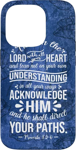 Vista 17 de Trust in Lord with All Your Heart Proverbio 3:5-6 - Carcasa cristiana para iPhone 17