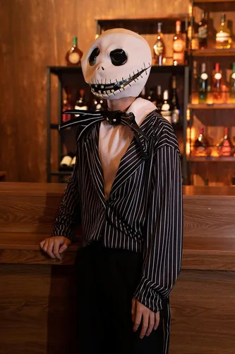 Vista 13 de Disfraz de Halloween para adultos de Jack Skellington Multi