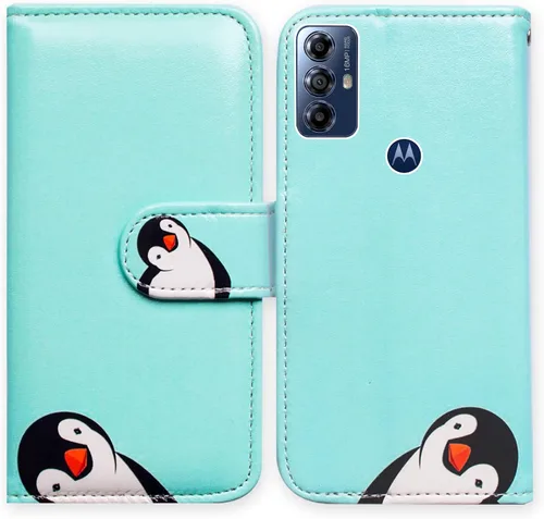 Vista 25 de Bcov Funda para Moto G Play 2023, diseño de pájaro negro y verde con tapa para teléfono con ranura para tarjetas, soporte para Motorola Moto G Play