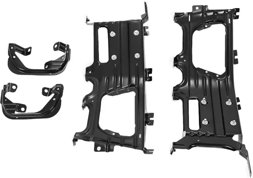 Vista 5 de KUAFU Soporte de parachoques delantero y luz antiniebla compatible con Dodge Ram 1500 2009-2012, soporte de montaje de parachoques, repuesto