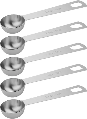 Vista 10 de 1 cucharada (3 cucharaditas, 0.5 onzas líquidas), cuchara medidora