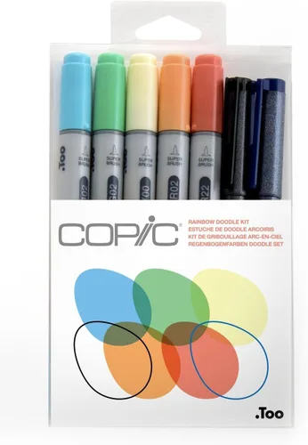 Vista 3 de Copic Marker Doodle - Paquete de marcadores