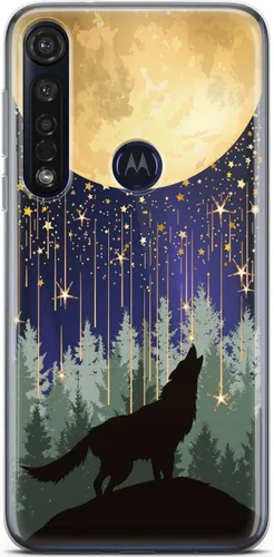 Vista 11 de Mertak Funda para teléfono compatible con Motorola Edge + Moto G9 G8 Plus G7 Play Power Z4 diseño Sea Red TPU Flexible Silicona Delgada Animal Crab