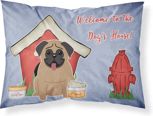 Vista 121 de Caroline's Treasures BB2515PILLOWCASE Between Friends Appenzeller Sennenhund - Funda de almohada de tela estándar, ligera, súper suave, fácil