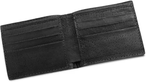 Vista 4 de Cartera de piel de avestruz auténtica hecha a mano