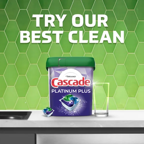 Vista 7 de Cascade Complete ActionPacs, cápsulas de detergente para lavavajillas, frescas, 27