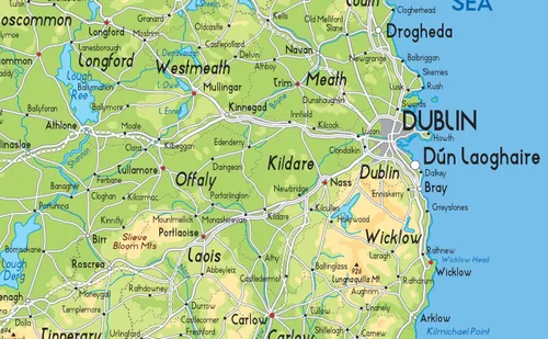 Vista 5 de Mapa Pictorial de Irlanda - 23.4 x 16.5 pulgadas - Papel laminado